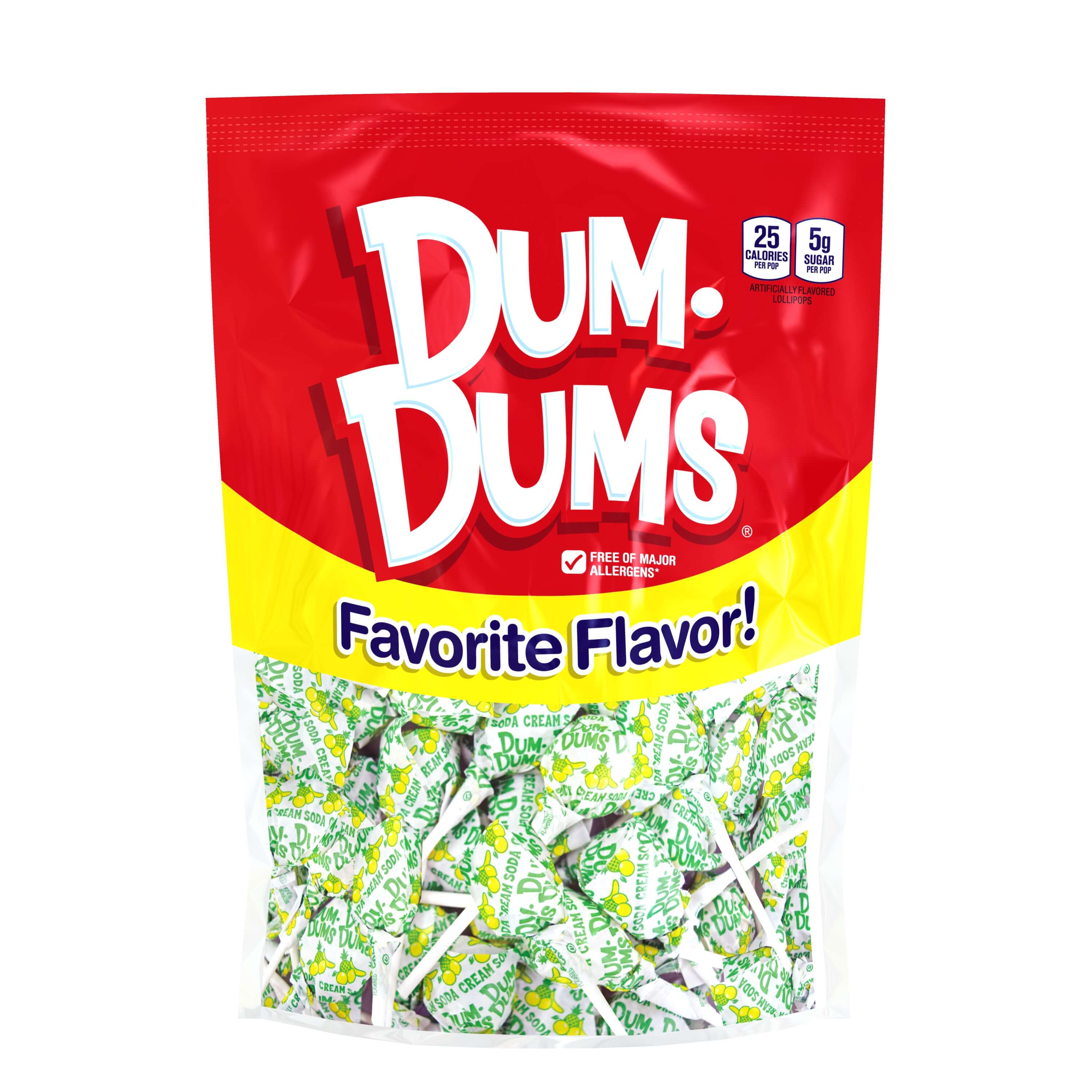 DUM DUMS Cream Soda - 50 Count