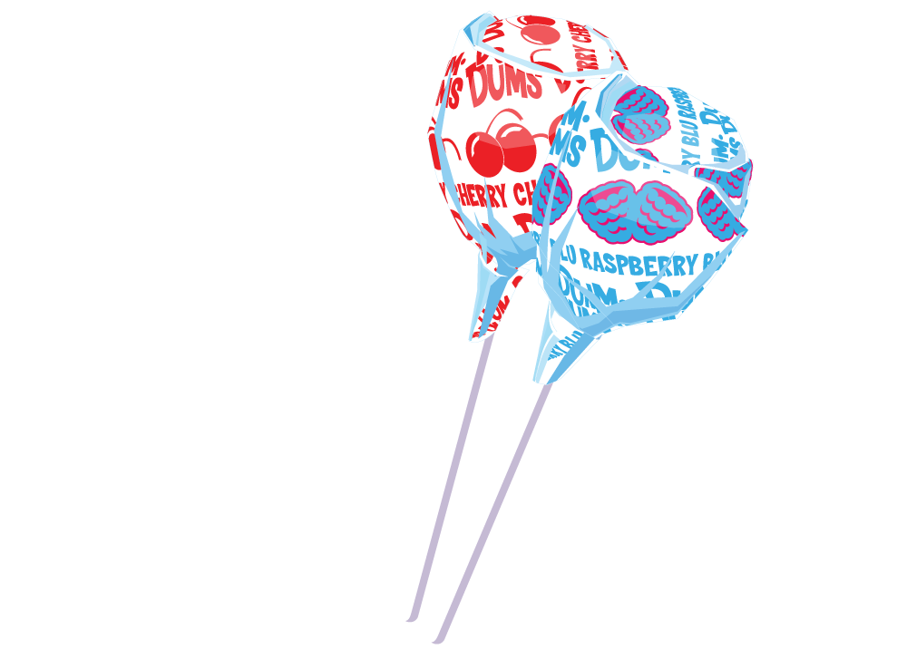 Red and Blue DumDum