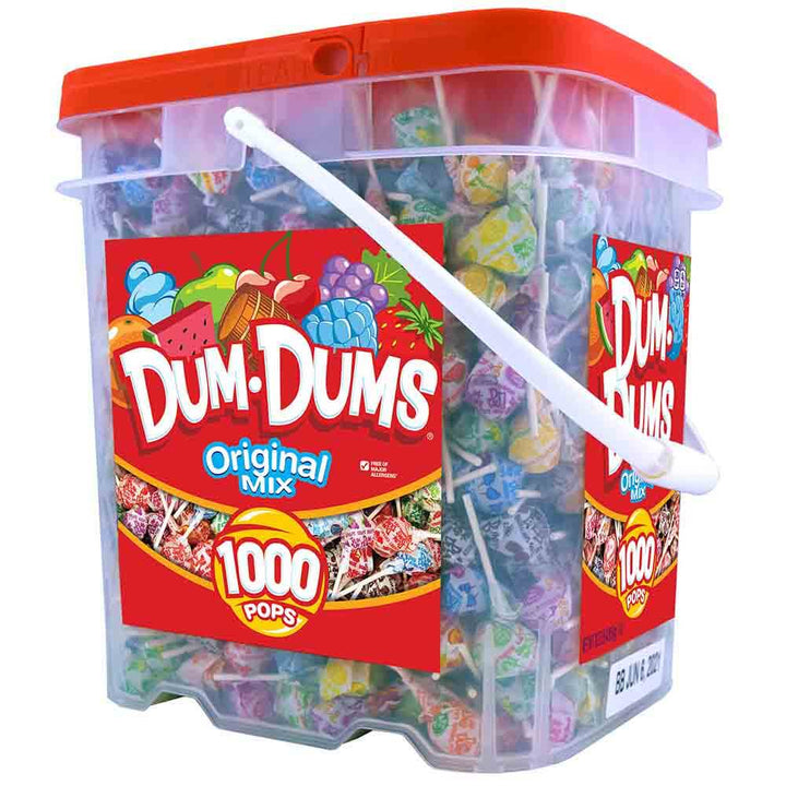 Carousel Image: 1000 count bucket of Dum Dums