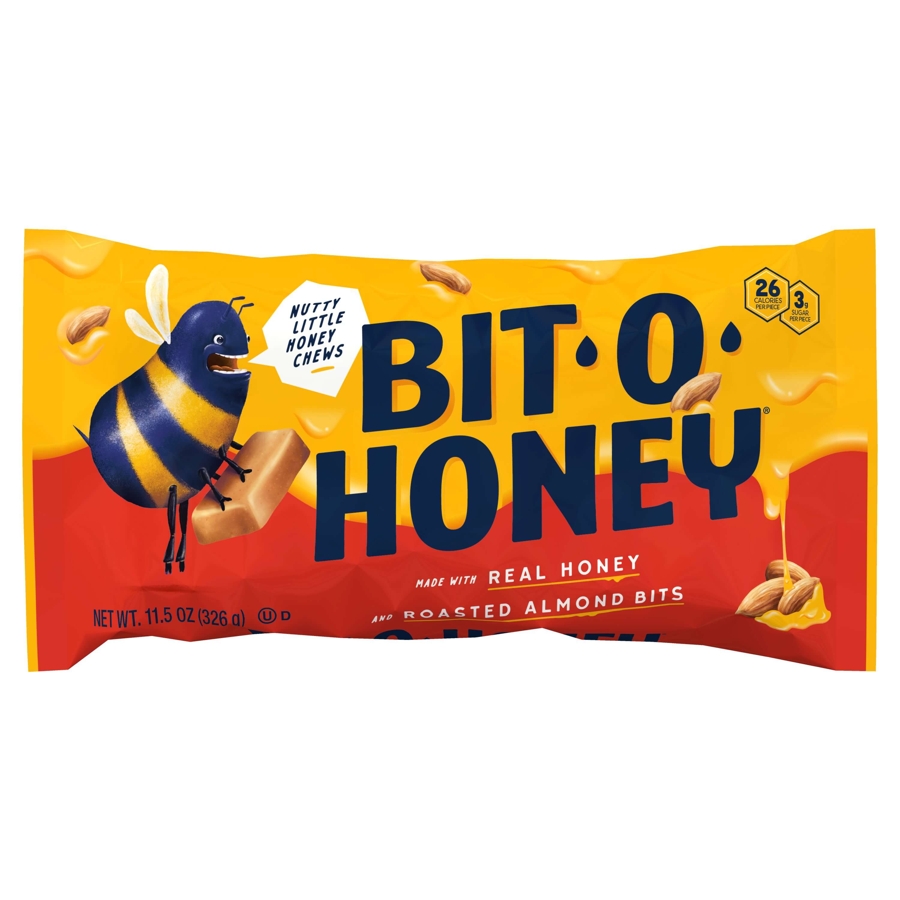 Bulk Bit-O-Honey Chews - Box of 12 Pillow Bags | Free Shipping