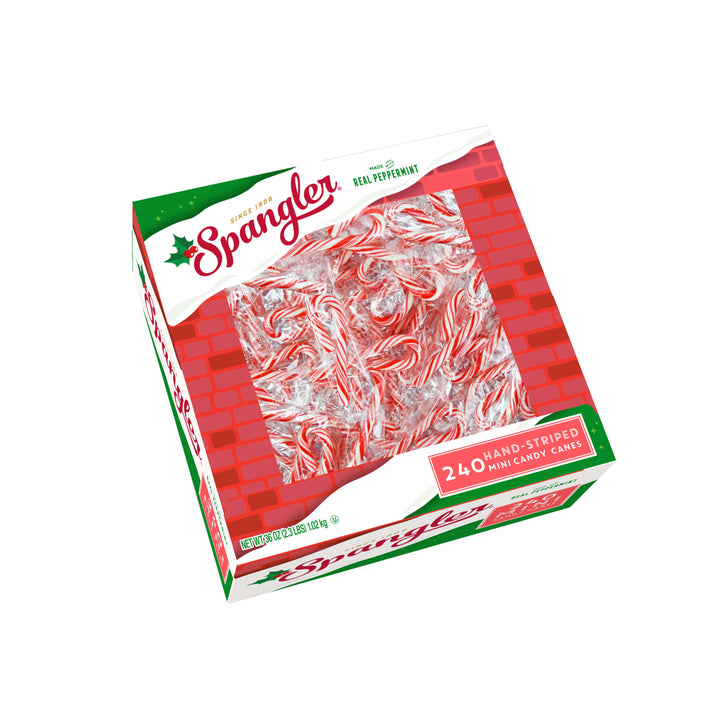 SPANGLER Peppermint Mini Canes - 240 Count
