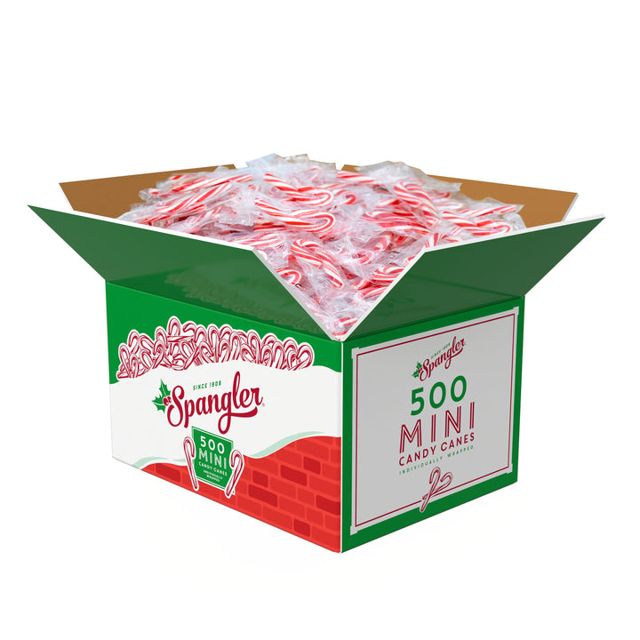 Spangler Mini Candy Canes- 500 Count Bulk Case