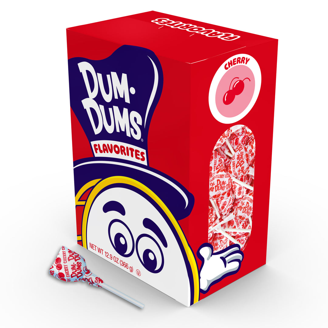 Dum Dums Cherry - 50 Count