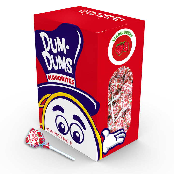 Dum Dums Strawberry - 50 Count