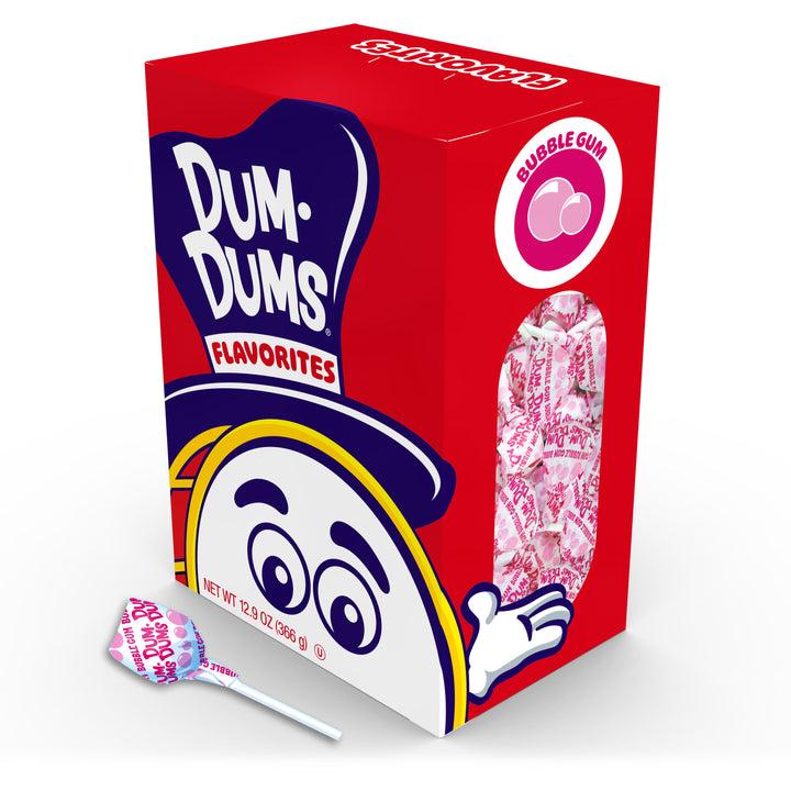 Dum Dums Bubble Gum - 50 Count