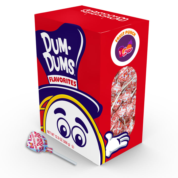 Dum Dums Fruit Punch - 50 Count