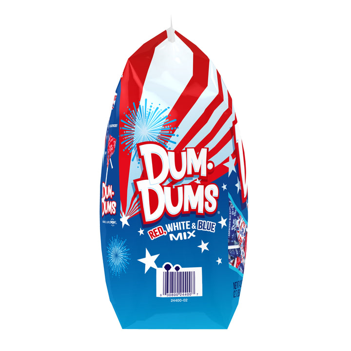 Dum Dums Red, White & Blue Mix – 250 Count Bag