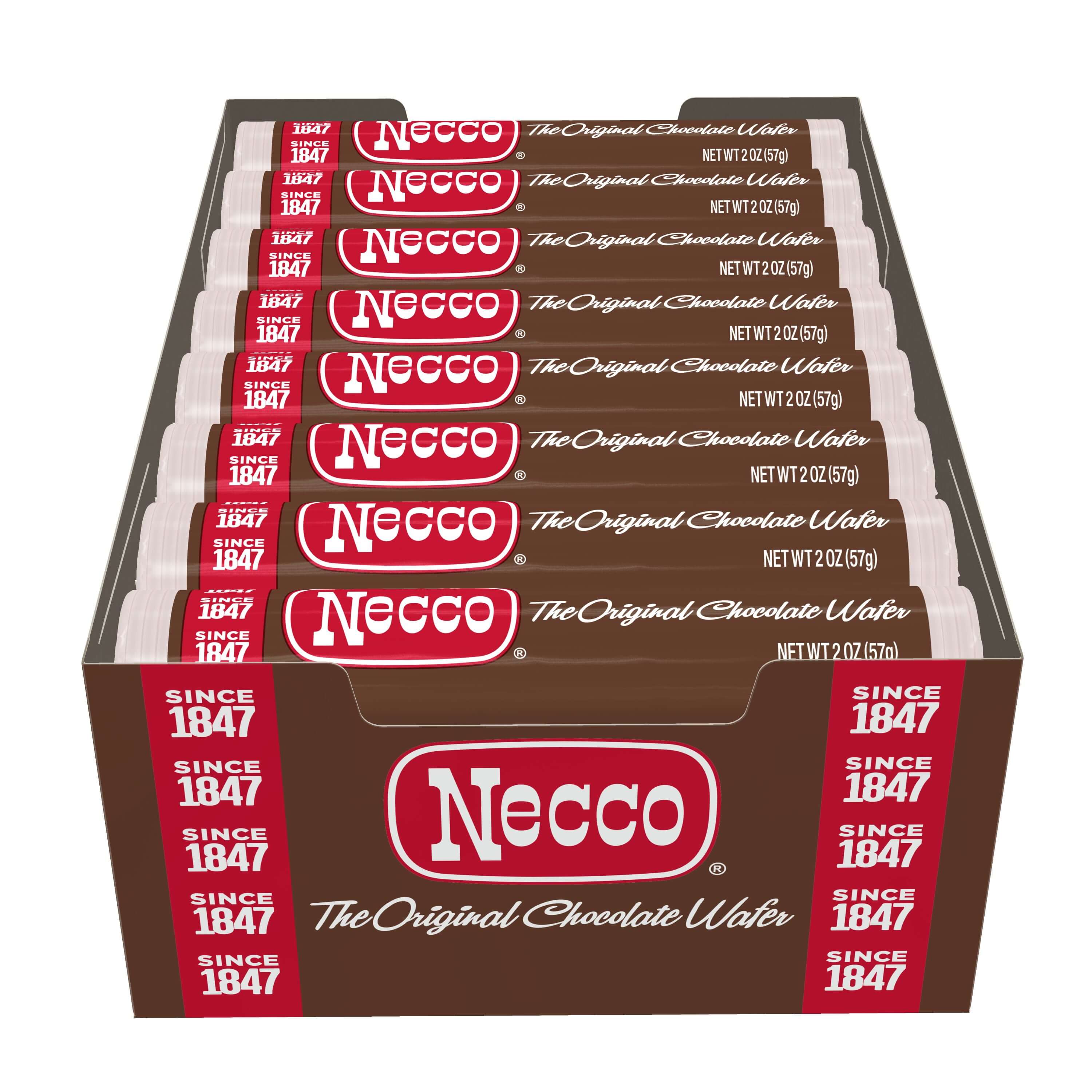 NECCO Chocolate Wafers - 24 Count Rolls – Spangler Candy