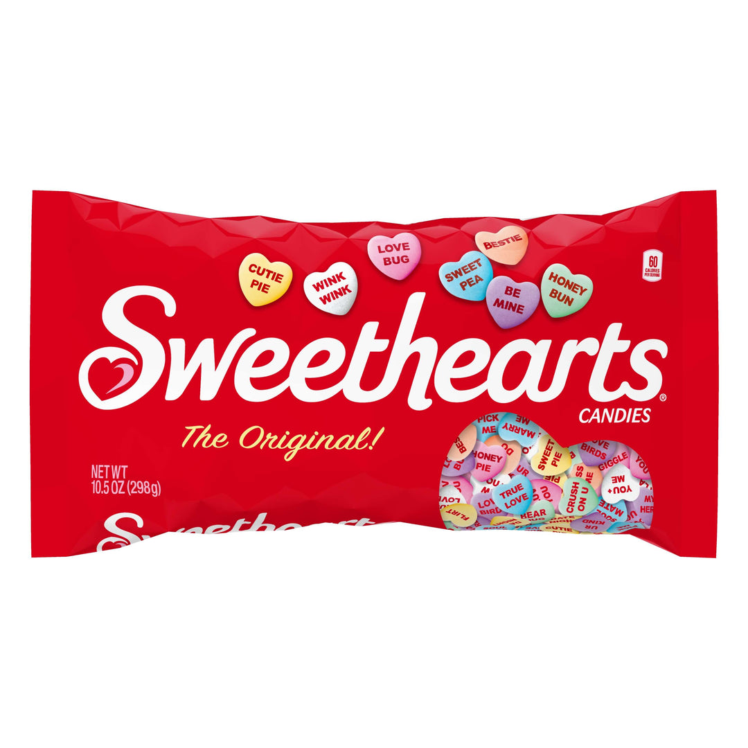 Carousel Image: individual bag of Sweethearts