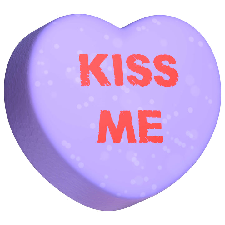 Carousel Image: Individual Sweetheart that says Kiss Me