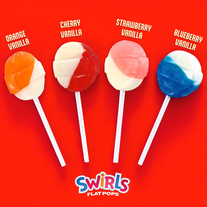 Dum Dums Swirls Flat Pops