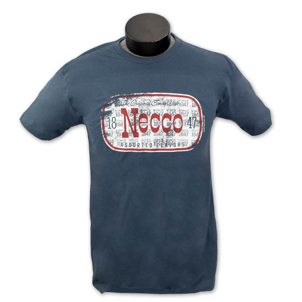 Carousel image: Necco t shirt on a display form